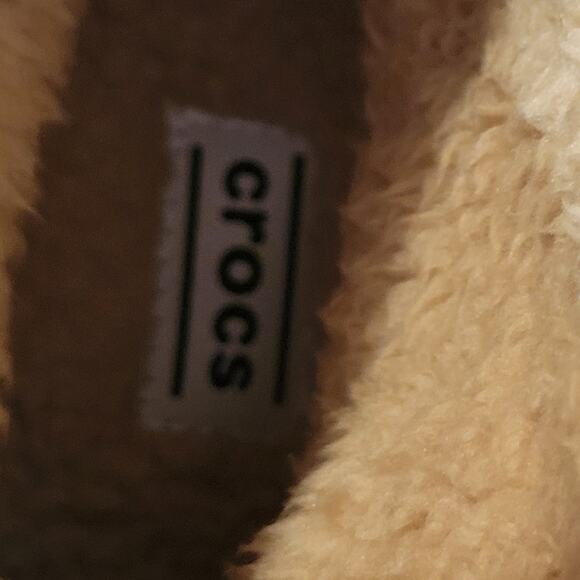 Crocs Classic Lined Neo Puff Boot Bone Dusty Pink Mens Sz 5/Womens Sz 7 206630 - Picture 8 of 12